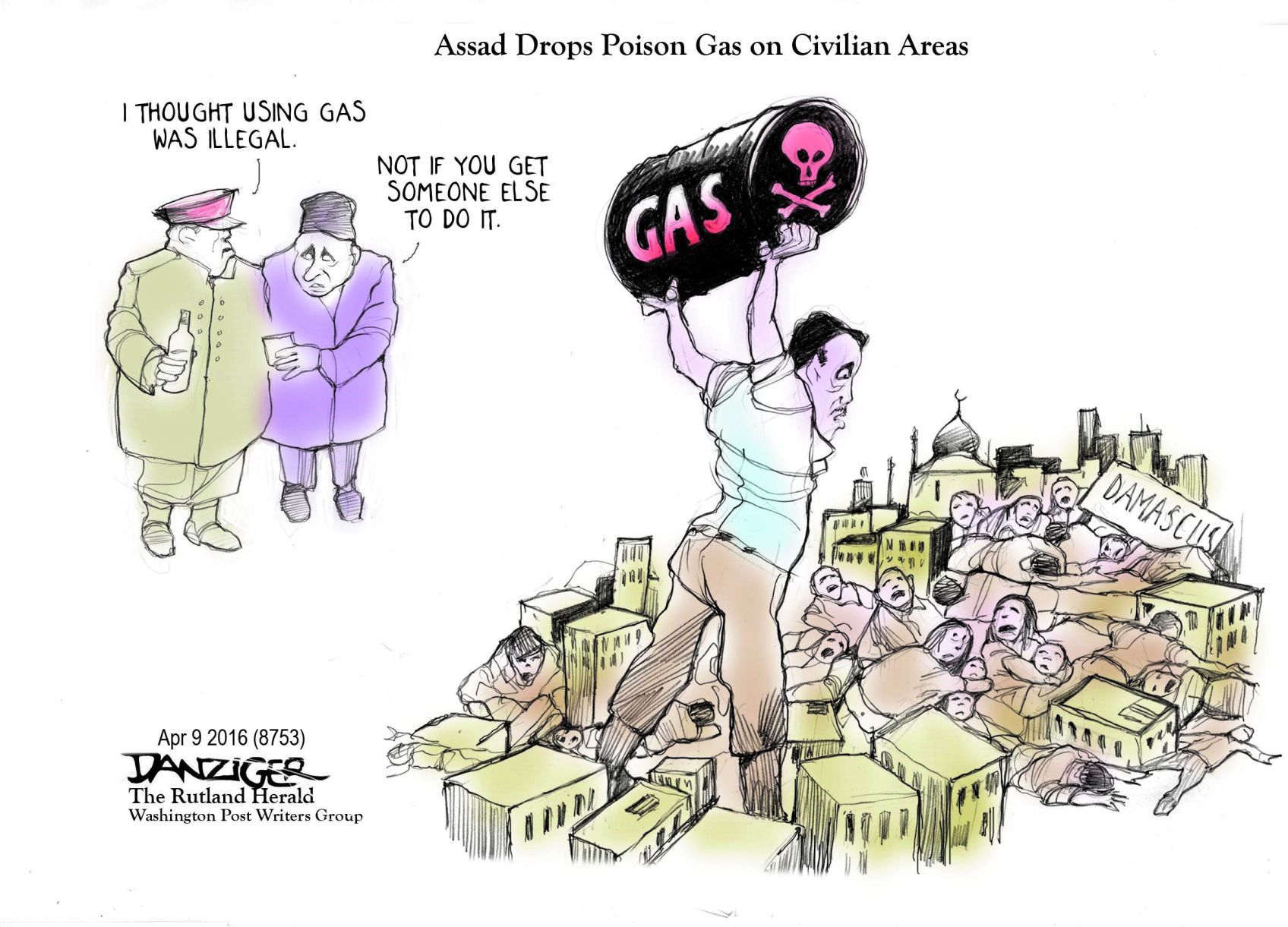 Jeff Danziger cartoon